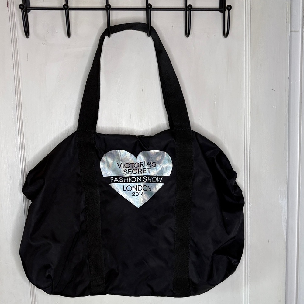 Victoria's Secret Black and Silver Fashion Show Tote 2014
